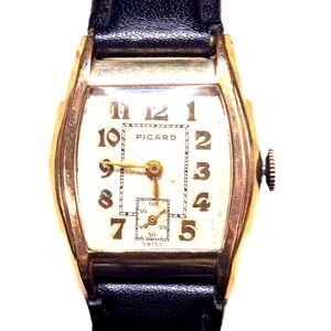 Piccard Vintage Gents Sub Dial MW Rare Swiss Made Watch